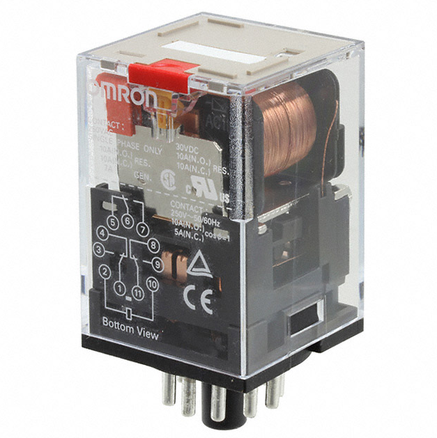 MKS3PI-5 AC110 RELAY GEN PURPOSE 3PDT 10A 110V