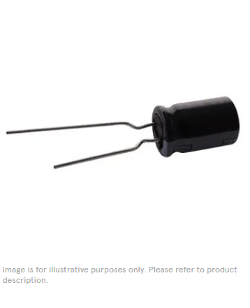 400PX4R7MEFCTA8X11.5 RUBYCON Electrolytic Capacitor, Miniature, 4.7 µF, 400 V, ± 20%, Radial Leaded, 1000 hours @ 105°C, Polar
