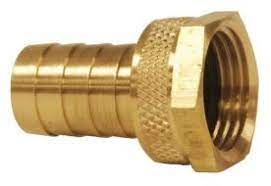 5911212C Standard Shank Garden Hose Fitting With Swivel Nut 3/4-11-1/2 X 3/4 In