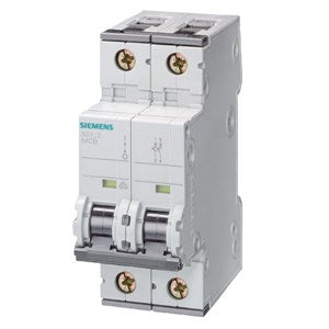 5SY6201-7 Circuit Breaker; Supplementary; 2-P; 1A C Curve