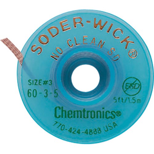 60-3-5 1.5m No Clean Desoldering Braid, Width 2mm
