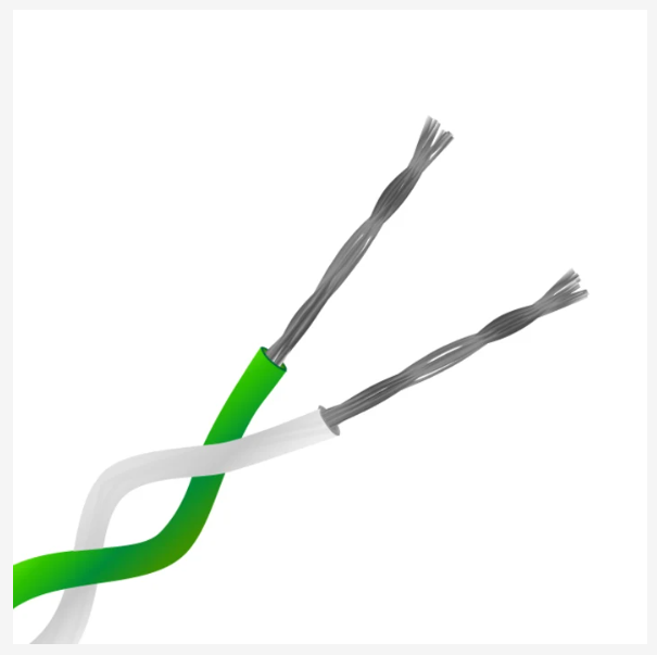 CMD611-7946 Type K Thermocouple Cable/Wire, 100m, Unscreened, PFA Insulation, +260°C Max, 1/0.2mm