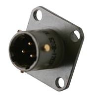 62GB-12E12-08PN Circular Connector, 62GB Series, Box Mount Receptacle, 8 Contacts