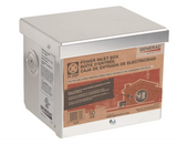 6343 30 Amp 125/250V Weatherproof Aluminum Power Inlet Box - Durable outdoor power connection