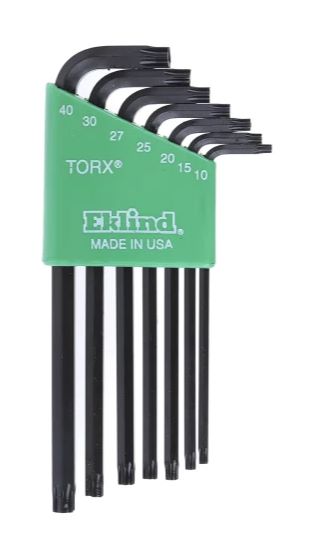 CMD157-2089 7-Piece Torx Key Set, L Shape, Long Arm