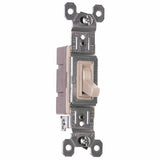 660-LAG Switch Single Pole AC 15A 120V GRD Terminal Light Almond