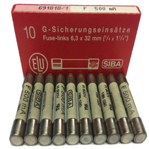 70-065-65 8A 8A Ceramic Cartridge Fuse, 6.3 x 32mm