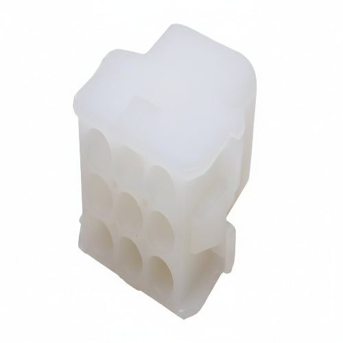 1-480707 Universal MATE-N-LOK Female Connector Housing, 6.35mm Pitch