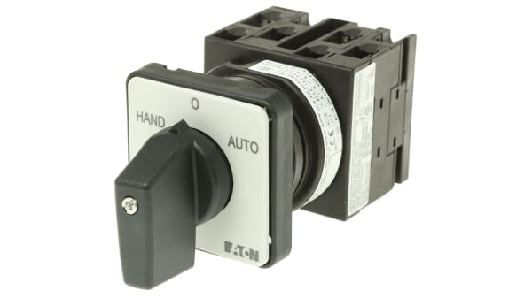 78628224 & T0-3-15433/E/EZ-P1 3P 3 Position 45° Rotary Switch, 690V ac, 20A