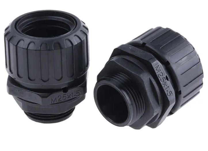 7TCA296000R1692 ASF28/M25/A/BL - Adaptaflex - Conduit Fitting, 25mm Nominal Size, M25, Nylon 66, Black