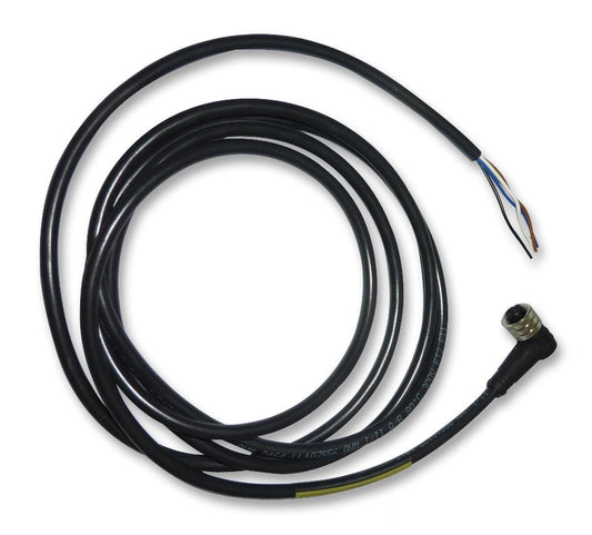 804001E03M020 Sensor Cable, Nano Change, M12 Plug to Free End, 2 m