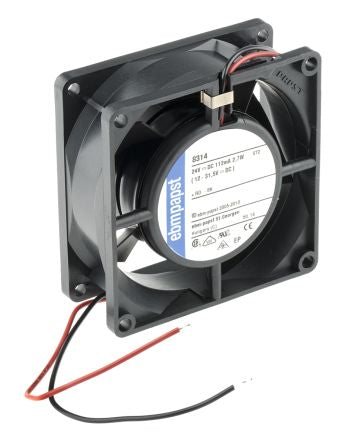 8314 Series Axial Fan, 80 x 80 x 32mm, 54m³/h