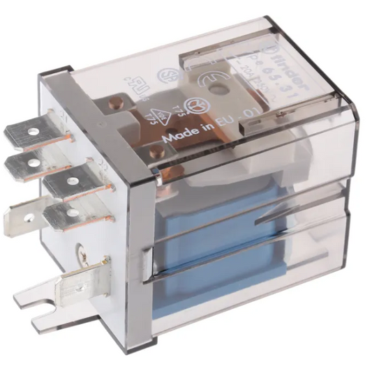 65.31.9.024.0000 Flange Mount Power Relay, 24V dc Coil, 20A Switching Current, SPDT