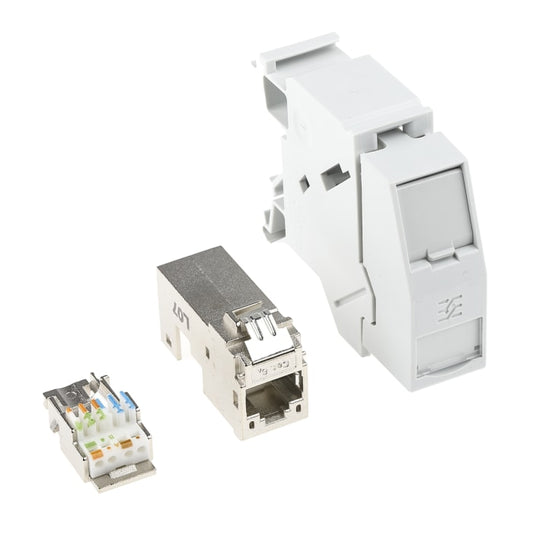 8808360000 8 Pole IDC, RJ45 Connector Interface Module, DIN Rail Mount