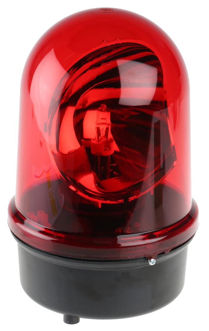 88310068 BM 883 Red Xenon Beacon 230 V ac, Rotating