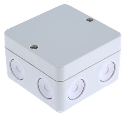 89590201 Junction Box, IP65, 80mm x 80mm x 52mm