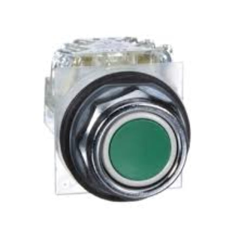 9001KR1GH13 Push Button Green 30mm