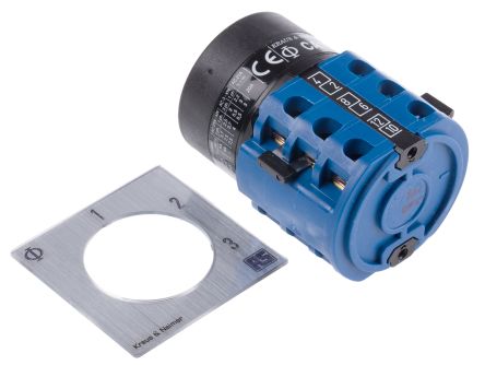 DP 3 Position 60° Rotary Switch, 690 V