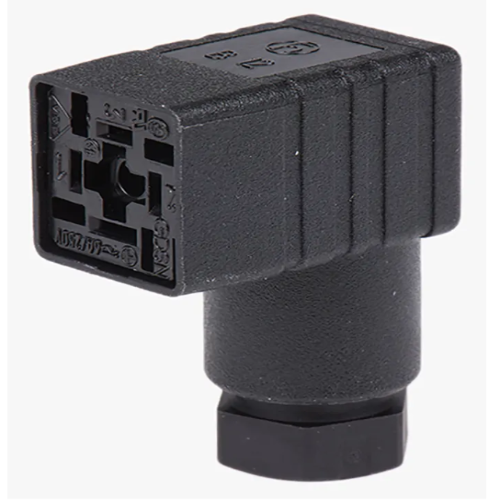 935980228 RS GDSN 207 schwarz Female Solenoid Valve Connector