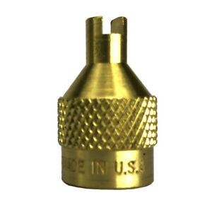 A-148 Large Bore Screw Driver Valve Cap - fits .482-26 valve threads