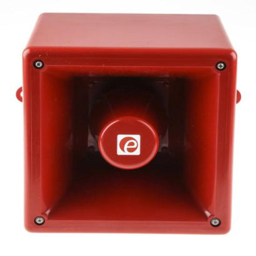 A121AC230R A120 Series Surface Mount Electronic Sounder, 230 V ac, 126dB at 1 m, IP66, AC, 45-Tone