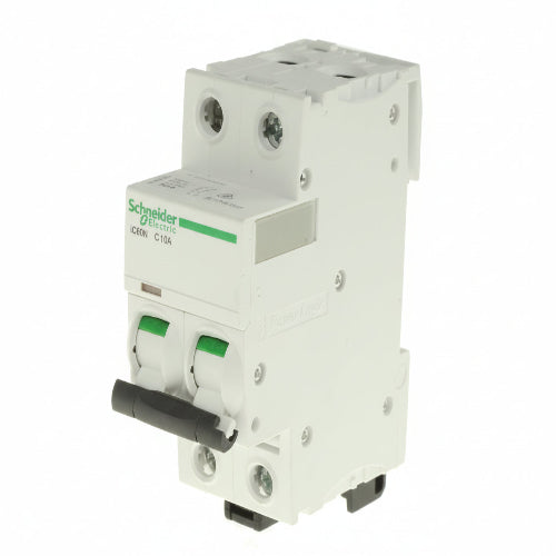 A9F44210 Acti 9 iC60N MCB Mini Circuit Breaker 2P, 10 A, Curve C