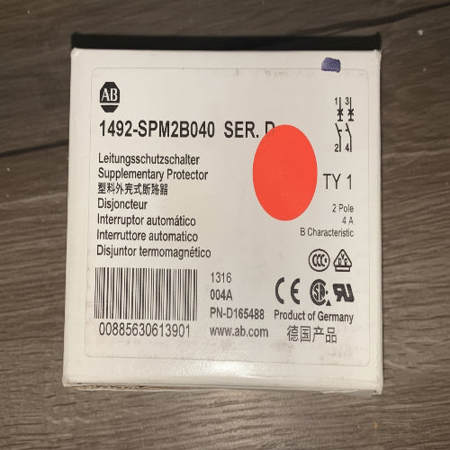 Allen-Bradley 1492-SPM2B040 Supplementary Protecto