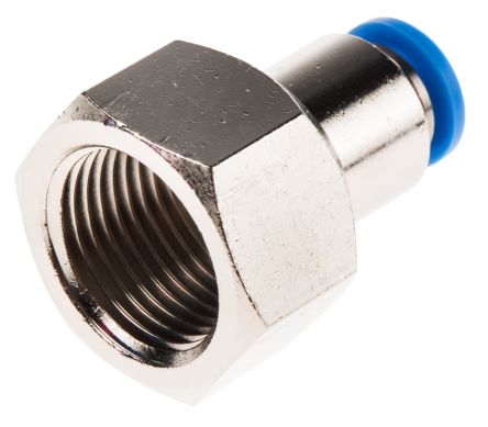 QSF-3/8-6-B Pneumatic Straight Threaded-to-Tube Adapter