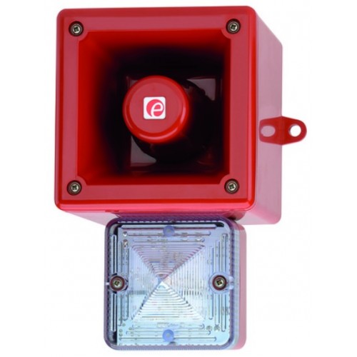 AL105NXAC230R/R AL105N Series Red Sounder Beacon, 230 V ac, Wall Mount, 112dB at 1 Metre
