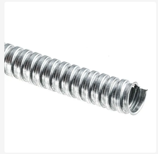 7TCA296010R0032 S16/10M Adaptaflex Flexible Conduit, 16mm Nominal Diameter, Galvanised Steel, Metal