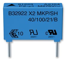 B32921C3683M000 Safety Capacitor, 68000 pF, X2, B32921C Series, 305 V