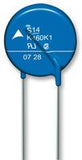B72214S0141K101  TVS Varistor, 140 V, 180 V, B722 Series, 360 V, Disc 14mm, Metal Oxide