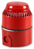 FL/SV/RL/R/D Beacon / Sounder, Flashni, Red, Flashing, 100mm Dia