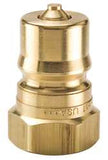 BH3-61 Parker Valved Hydraulic Quick Connect Nipple 3/8 NPTF Brass