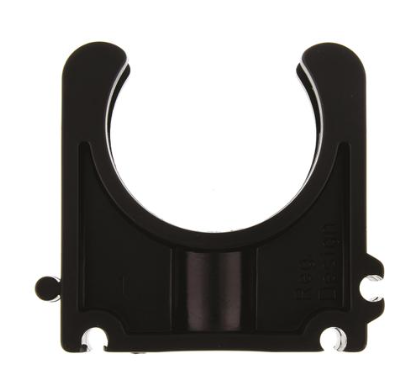 167061088 Georg Fischer PP Black Saddle Clamp 16mm x , 6mm