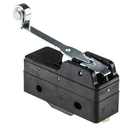 BZ-2RW82-A2 Roller Lever Microswitch, 15 A @ 125 V ac