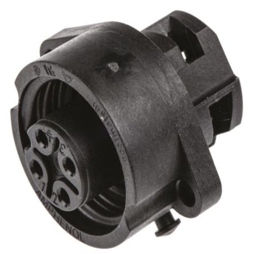 C01620G00310012 Connector, 3 + PE Contacts, Panel Mount, Socket, IP65, IP67, Eco-Mate Series