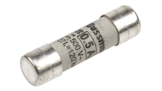 BUSSMANN FUSE 10X38 GG 500V 0.5A PACK OF 10