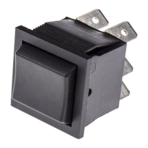 C1572AAAAA Double Pole Double Throw (DPDT), (On)-Off-(On) Rocker Switch