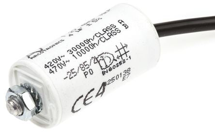 C274ACF4400WA0J KEMET C27 Metallised Polypropylene Film Capacitor, 470V ac, ±5%, 4μF, Chassis Mount