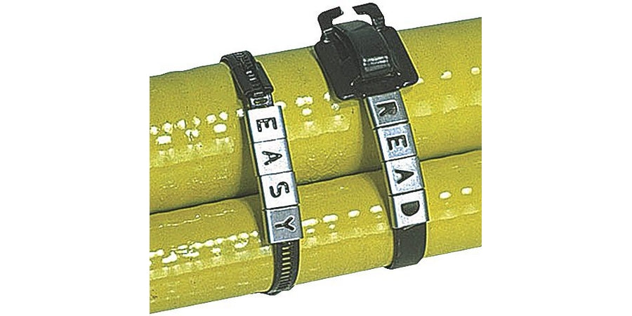 ER014 Cable Tie Stainless Steel Identification Tag .38x.4" - E