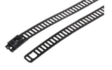 CMD121652 Black Polyester Coated Stainless Steel Ladder Cable Tie