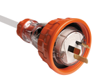 56P310 White Cable Mount Industrial Power Plug