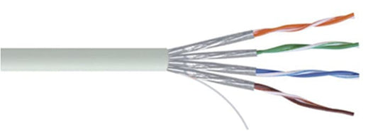 CMD1135907 Grey LSZH Cat7 Cable U/FTP, 100m Unterminated/Unterminated