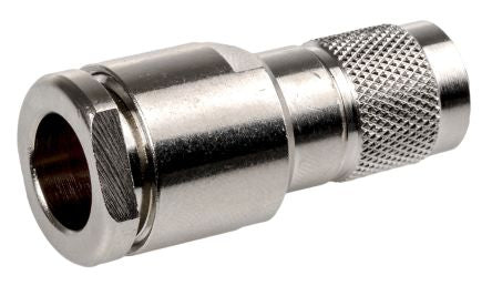 CMD136825 Straight 50Ω Cable Mount TNC Plug, Solder Termination