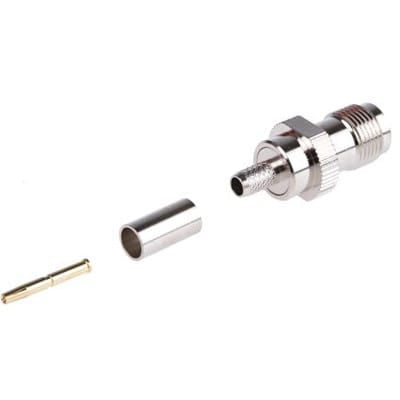 CMD136831 50Ω Cable Mount TNC Connector, Crimp Termination
