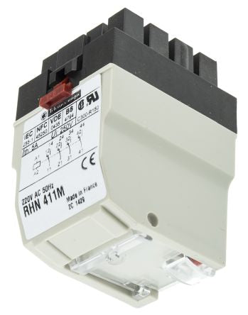 RHN411M 4PDT Non-Latching Relay, 220V ac Coil, 5A