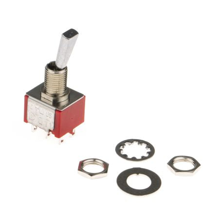 CMD394419 DPDT Toggle Switch, Latching, Panel Mount