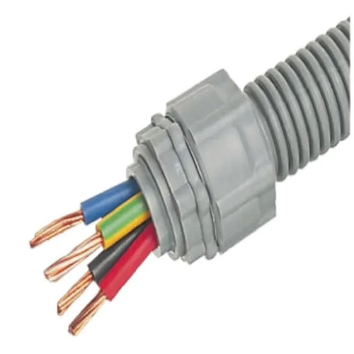 CMD429-672 - Flexible Conduit, 20mm Nominal Diameter, Plastic, Grey (1 reel of 5 metres)