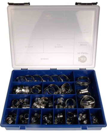 HGSAB2 - HI-GRIP - 76 Piece Stainless Steel Worm Drive Hose Clip Kit